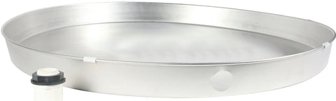 Camco USA 20840 Recyclable Drain Pan, Aluminum, For: Gas or Electric Water Heaters, 22 in ID x 2-1/4 in D