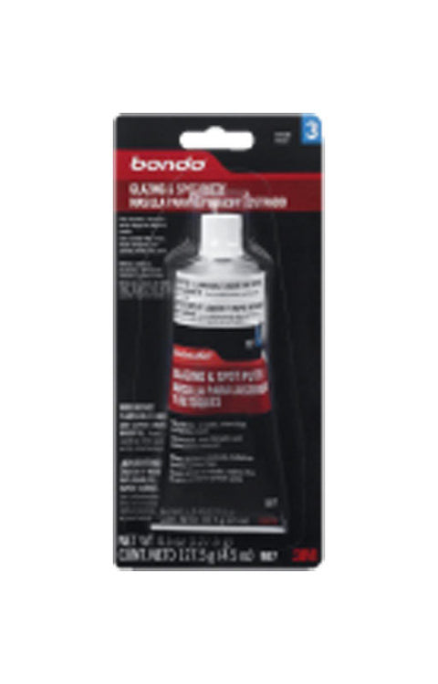 Bondo Glazing and Spot Putty 4-1/2 oz. For Fills Imperfections, Pits, Scratches, & Shallow Dents