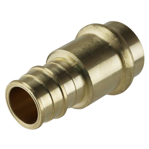 Apollo EPXPR3434 Adapter, 3/4 in, Barb x Press Fit, PEX-A, Brass, 200 psi Pressure