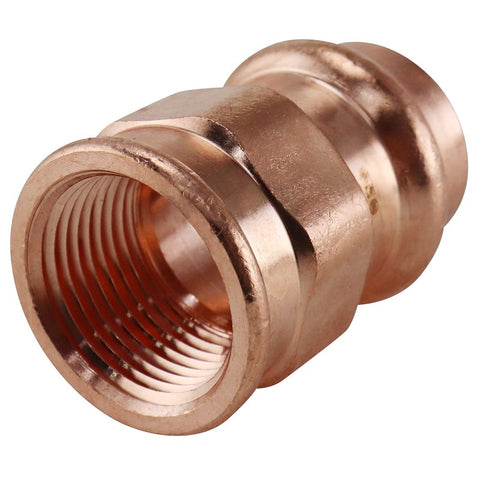 Apollo XPRFA34 Adapter, 3/4 in, FPT x Press-Fit, Copper, 300 psi Pressure