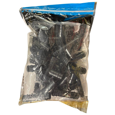 Apollo EPXPAT3425PK Tee, 3/4 in, PEX, Poly Alloy, 200 psi Pressure