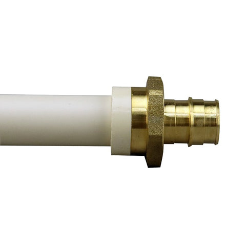Apollo EPXCPVC12 Straight Adapter, 1/2 in, Slip x PEX-A, Brass, 180 psi Pressure