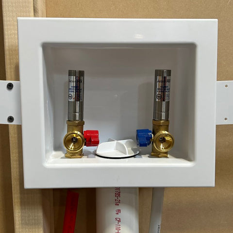 Apollo Valves Tectite FSBBOXWMWH Outlet Box, 1/2 x 1/4 in Connection, Brass
