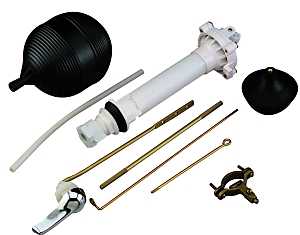 Plumb Pak PP830-2 Toilet Tank Repair Kit, 8-1/2 in W x 13 in H Dimensions, For: 8-1/2 in Toilet Tanks