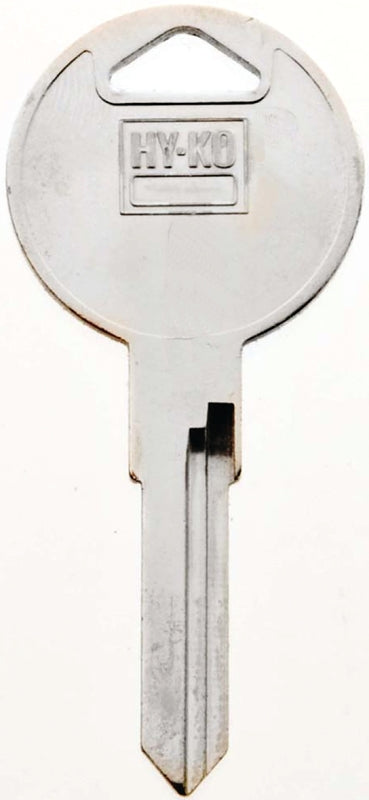 Hy-Ko 11010V37 Automotive Key Blank, Brass, Nickel, For: Volkswagen Vehicle Locks, Pack of 10