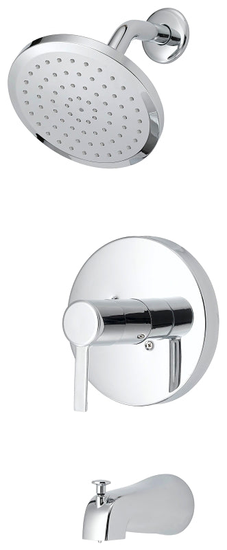 Boston Harbor F1A1F507CP Tub/Shower, Fixed Mount Showerhead, 1.75 gpm Showerhead, 1 Spray Settings, 1-Handle