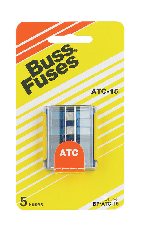 Bussmann 15 amps ATC Blade Fuse 5 pk