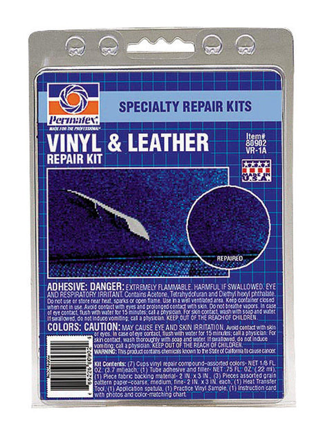 Permatex For Automobile, Motorcycle, Marine Vinyl Repair 7 Color Kit