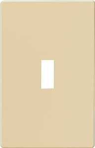 Eaton Wiring Devices PJS1V Wallplate, 4-7/8 in L, 3.12 in W, 1 -Gang, Polycarbonate, Ivory, High-Gloss