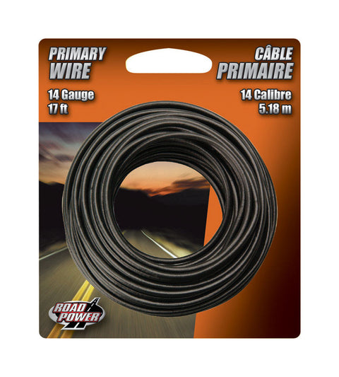 Coleman Cable 17 ft. L Primary Wire 14 Ga. Carded