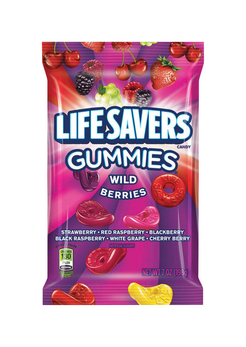 Life Savers Wild Berries Gummi Candy 7 oz.