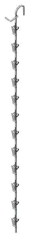 Southern Imperial Clip Strip Hangers 32 in. L White