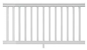 Xpanse Premier 73012442 Level Rail Kit, 6 ft L Actual, White