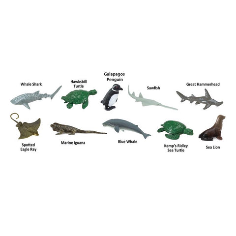 Safari Ltd. Toobs Endangered Species Marine Toy Assorted 10 pc