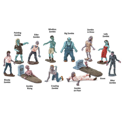 Safari Ltd. Super Toobs ZombiesToys Assorted 12 pc