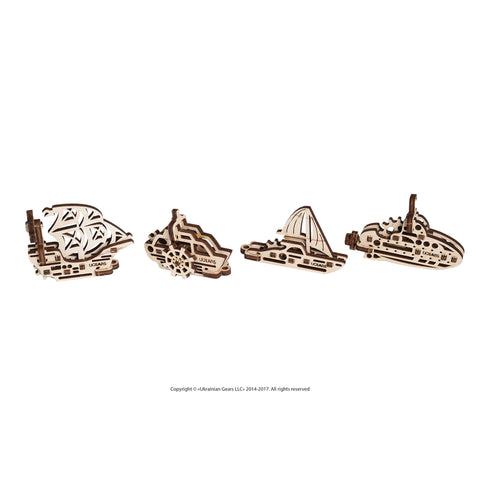 UGears U-Fidget 3D Puzzle Model Natural