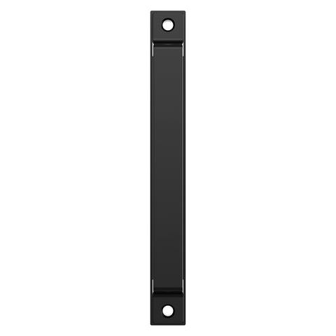National Hardware N166-022 Modern Gate Pull, 9-13/16 in L Handle, Steel, Black