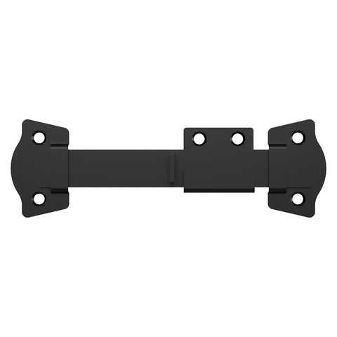 National Hardware N166-028 Rustic Modern Gate Latch, 7-13/32 in L, 1-1/32 in W, Steel, Black