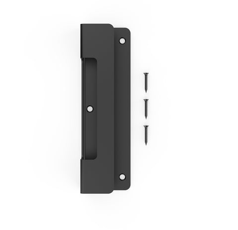 National Hardware N166-029 Modern Gate Pull, 10 in L Handle, Steel, Black