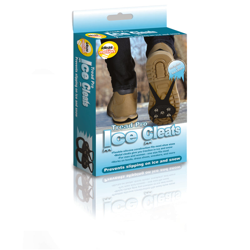 Ideas In Motion Tread Pro Unisex Ice Cleats One Size Fits All Black ...
