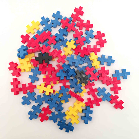 Plus-Plus Superhero Building Toy Multicolored 70 pc