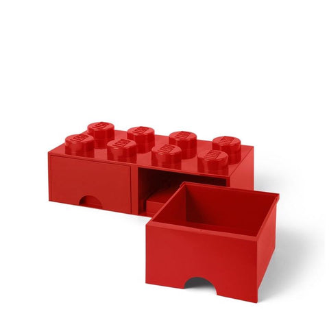 LEGO Storage Brick Drawer Red 3 pc, Pack of 3
