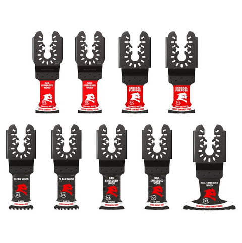 Diablo DOU9S Oscillating Blade Set, Bi-Metal/Carbide