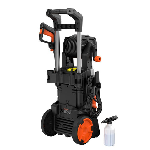Black+Decker BEPWB2400-B3 Pressure Washer, 120V-110V, 2390 psi Operating, 6.7 Lpm, 8 m L Hose, Black/Orange