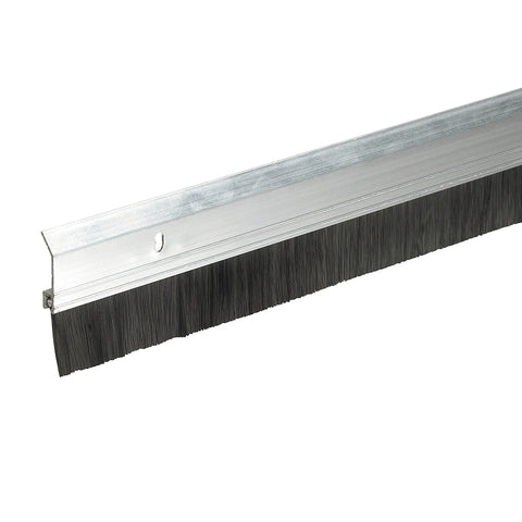 Frost King SB36 Door Sweep, 36 in L, 2 in W, Aluminum Flange
