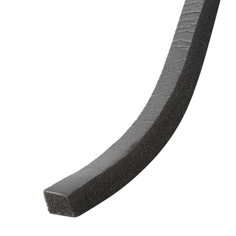 Frost King R930H Weatherseal Tape, 1/2 in W, 10 ft L, 9/16 in Thick, Rubber Foam, Black