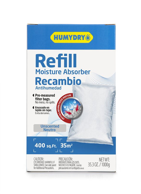 Humydry USA60001C12 Moisture Absorber Refill, 35.3 oz, Granular, Neutral