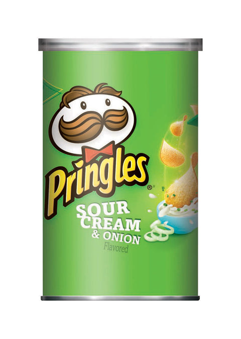Pringles Sour Cream & Onion Chips 1.4 oz. Can