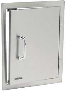 Bull 89975 Double Walled Door, 17-7/8 in L, 22 in W, 1-7/8 in H, Stainless Steel