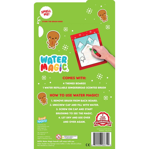 Scentco Water Magic North Pole Gingerbread Activity Book Multicolored 1 pc, Pack of 10