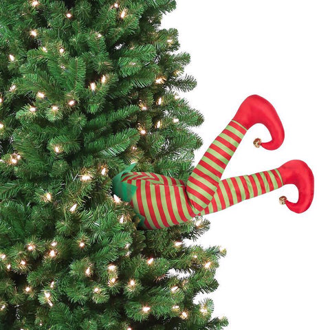 Mr. Christmas Green/Red Elf Kicker Animated Decor 16 in., Pack of 4