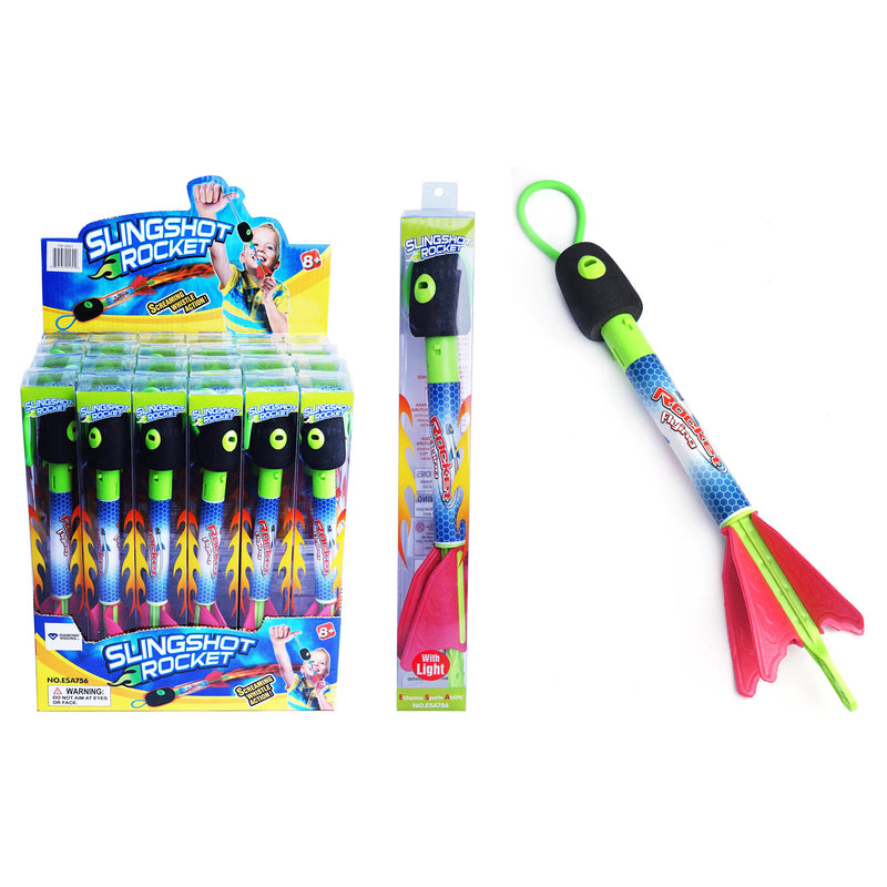 Diamond Visions Light Up Sling Shot Rocket Plastic 1 pc, Pack of 24 ...