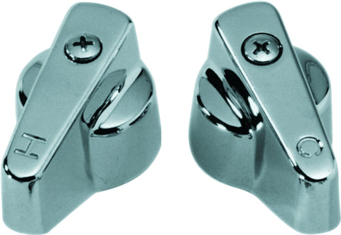 Danco 80837 Faucet Handle, Zinc, Chrome Plated, For: Universal Two Handle Faucets