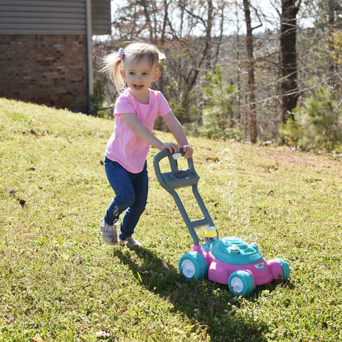 Maxx Bubbles Bubble N Go Mower Pink 1 pc