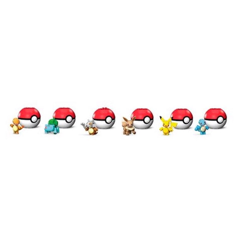 Mega Construx Pokemon Poke Ball Assorted 1 pc, Pack of 12