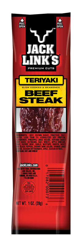 Jack Link's Teriyaki Beef Steak 1 oz. Pack