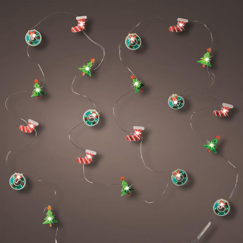 Celebrations LED Micro Dot/Fairy Clear/Warm White 20 ct Novelty Christmas Lights 6.2 ft., Pack of 12