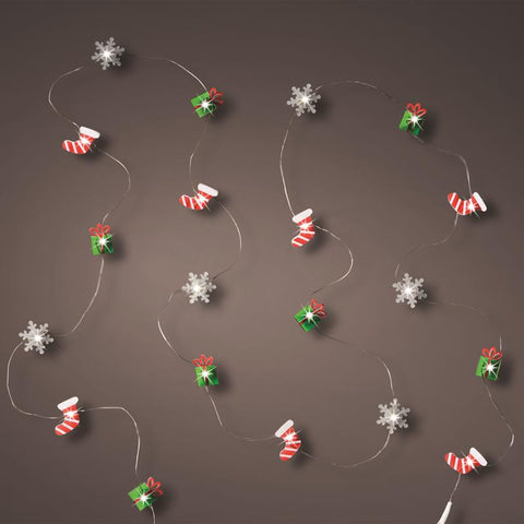 Celebrations LED Micro Dot/Fairy Clear/Warm White 20 ct Novelty Christmas Lights 6.2 ft., Pack of 12