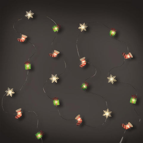 Celebrations LED Micro Dot/Fairy Clear/Warm White 20 ct Novelty Christmas Lights 6.2 ft., Pack of 12