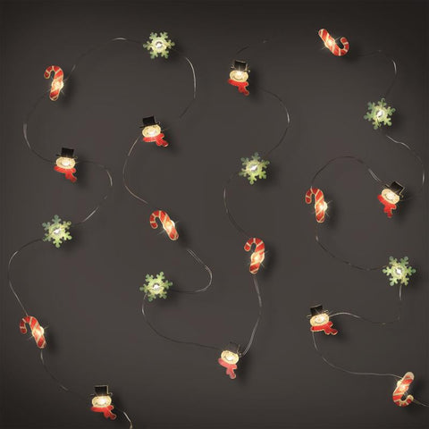 Celebrations LED Micro Dot/Fairy Clear/Warm White 20 ct Novelty Christmas Lights 6.2 ft., Pack of 12
