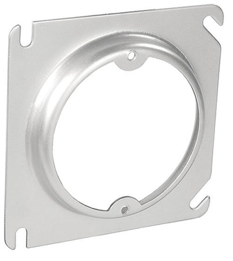 Southwire 52C3-UPC Fixture Ring, 4 in L, Square, Steel, Silver, Galvanized