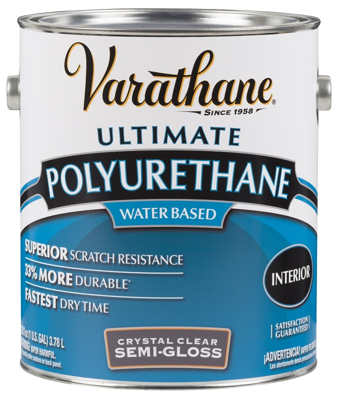 Polyorthan Shell Rust-Oleum 200131 Polyurethane, Semi-Gloss, Liquid, Crystal Clear, 1 g ...