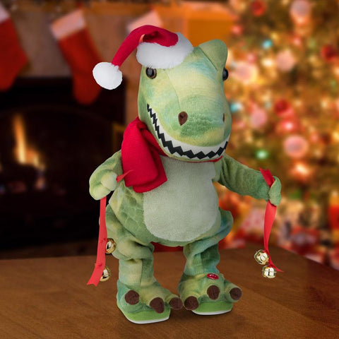 Gemmy Multicolored Waving Twisting T-Rex Animated Decor 13 in., Pack of 6