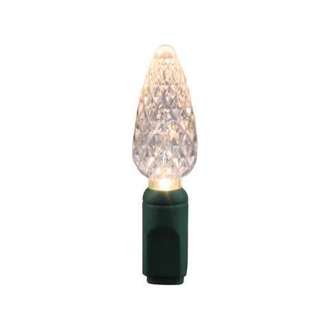 Celebrations Platinum LED C6 Warm White 50 ct String Christmas Lights 25 ft.