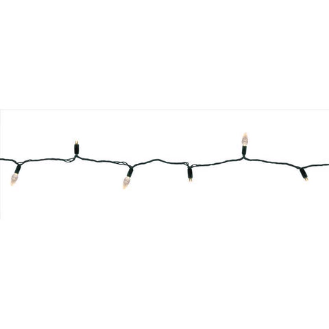 Celebrations Platinum LED C6/Mini Warm White 50 ct String Christmas Lights 25 ft.