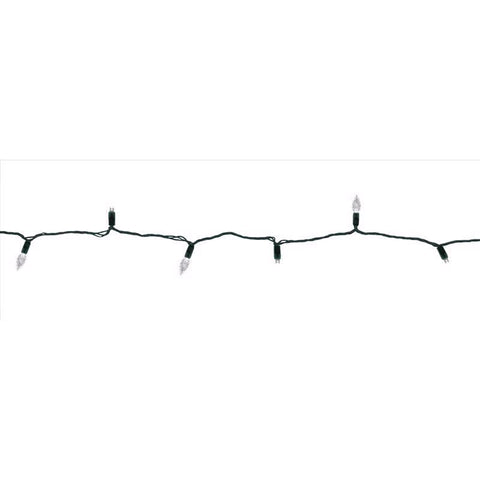 Celebrations Platinum LED C6 Pure White Duet 50 ct String Christmas Lights 25 ft.